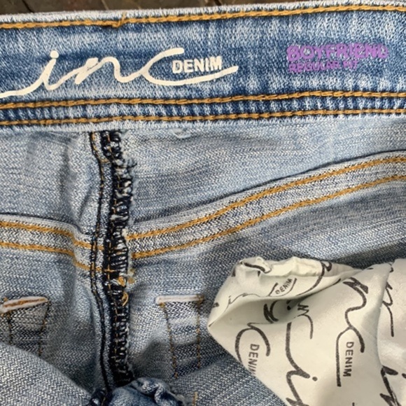 Host PICK INC Sequins Patch Distressed Boyfriend Regular Fit Jeans SOLD OUT - Picture 9 of 15